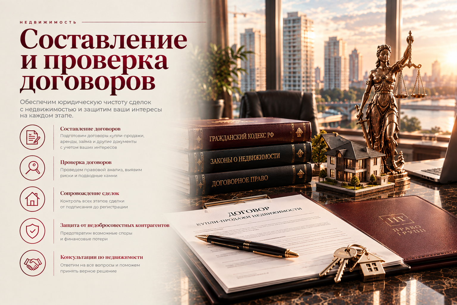 Договоры и недвижимость_ юридическая защита