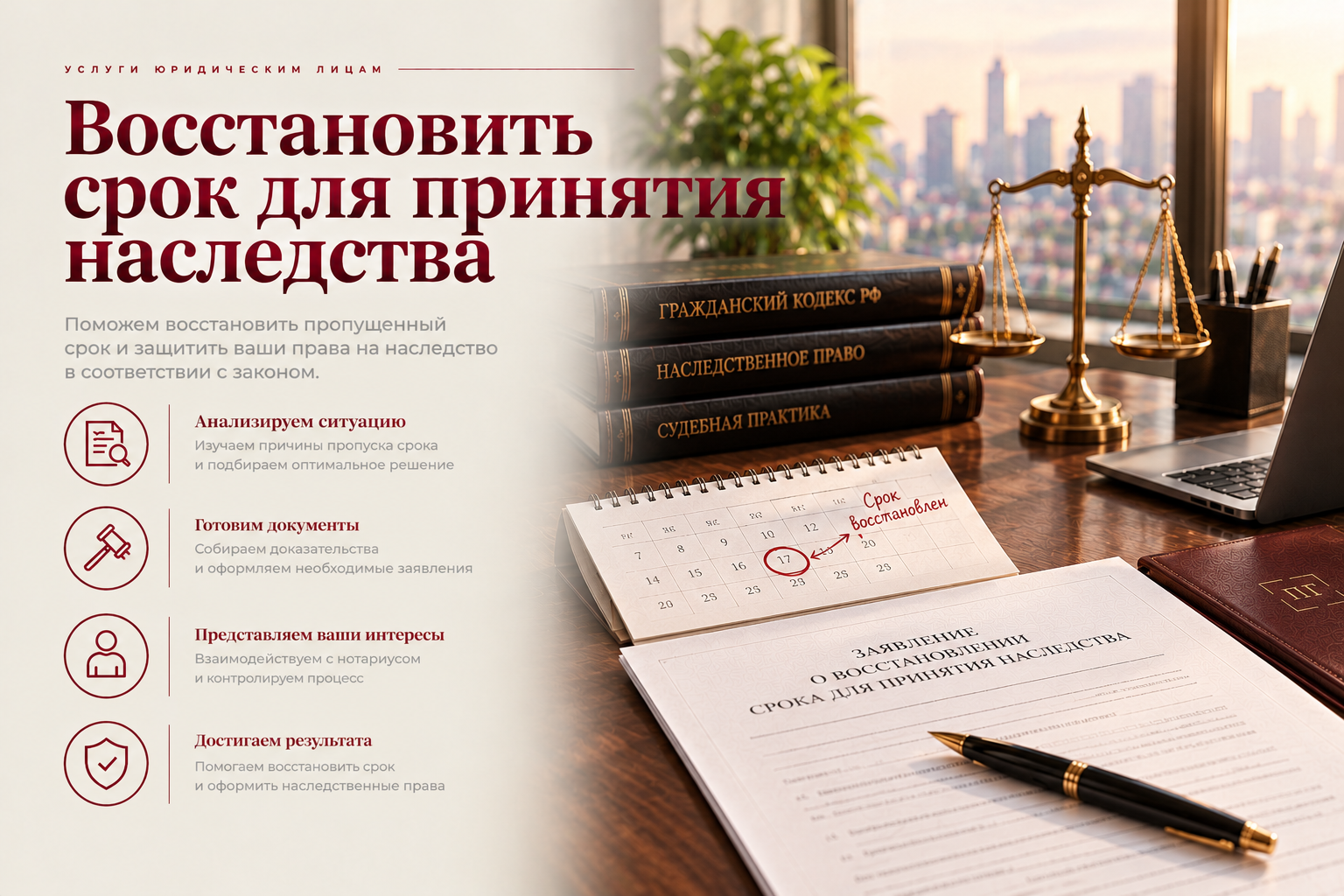 Восстановление срока наследства