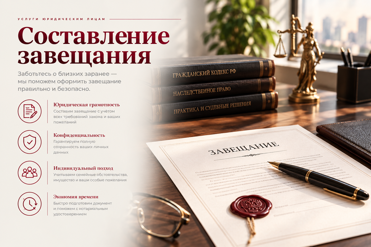 Составление завещания_ юридическая забота
